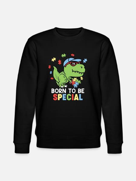 Autism Autistic - Stanley/Stella CHANGER Unisex Organic Sweatshirt - black