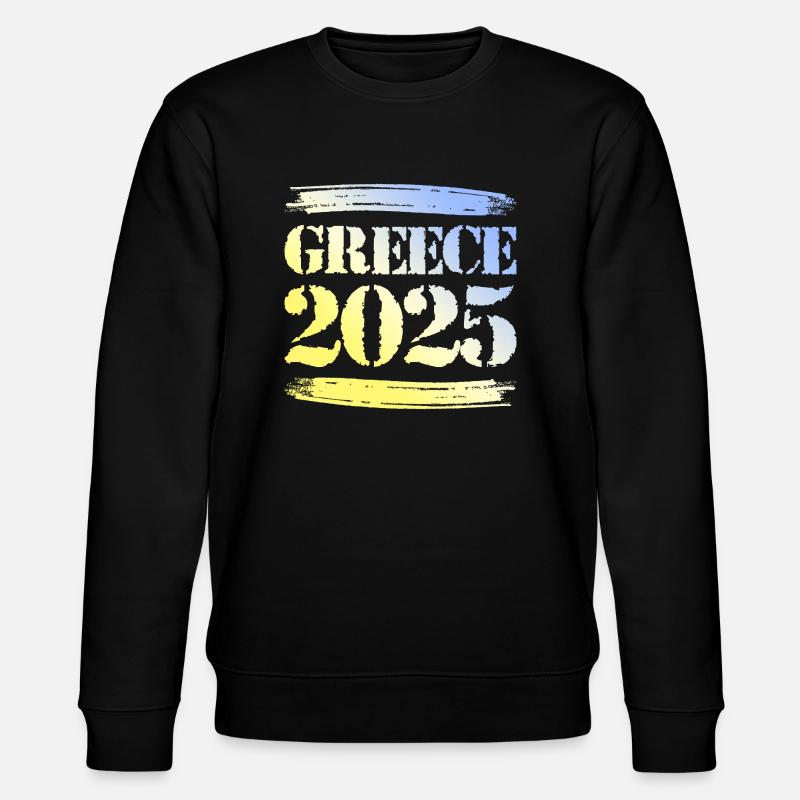 Greece 2025 - Stanley/Stella Unisex Bio-Sweatshirt CHANGER  - Schwarz