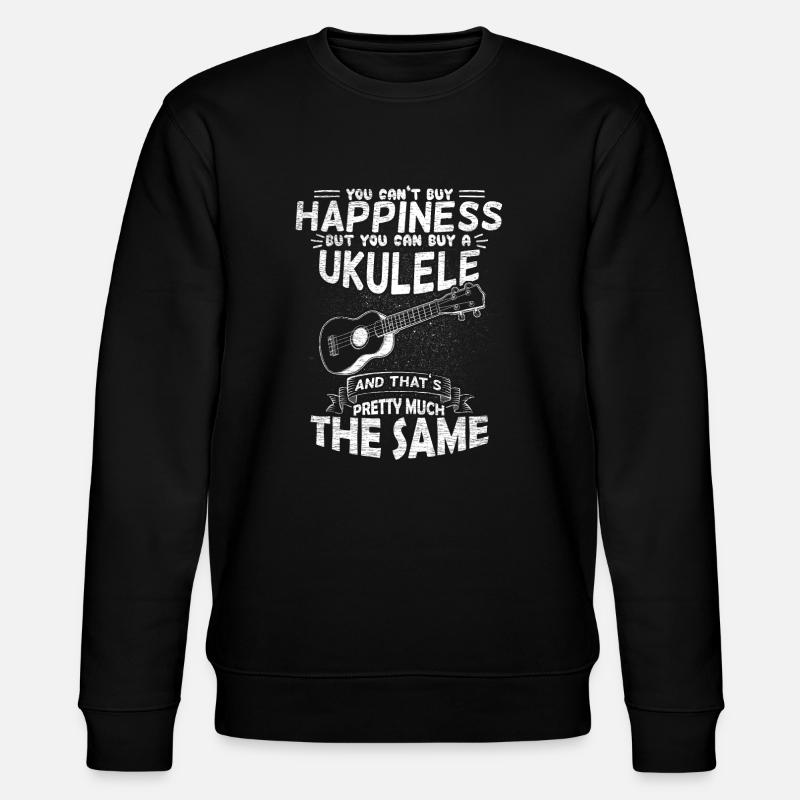 Ukulele Freude - Stanley/Stella Unisex Bio-Sweatshirt CHANGER - Schwarz