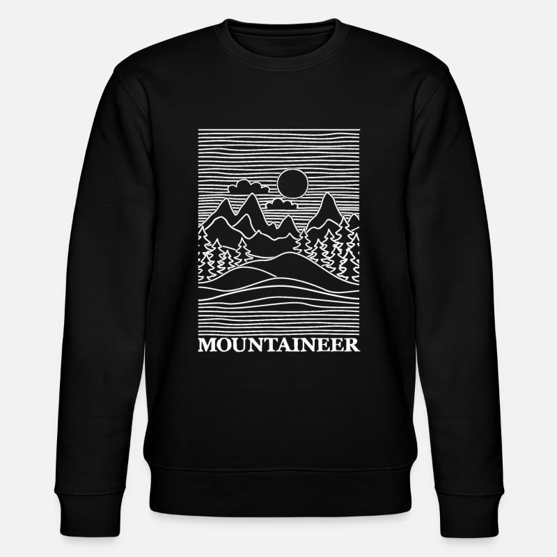 Mountaineer Alpiniste cadeau - Sweat bio CHANGER Stanley/Stella Unisexe - noir