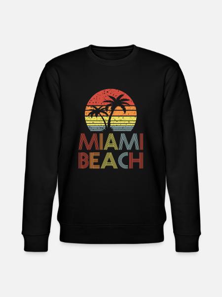 Miami Beach - Stanley/Stella Unisex Bio-Sweatshirt CHANGER - Schwarz