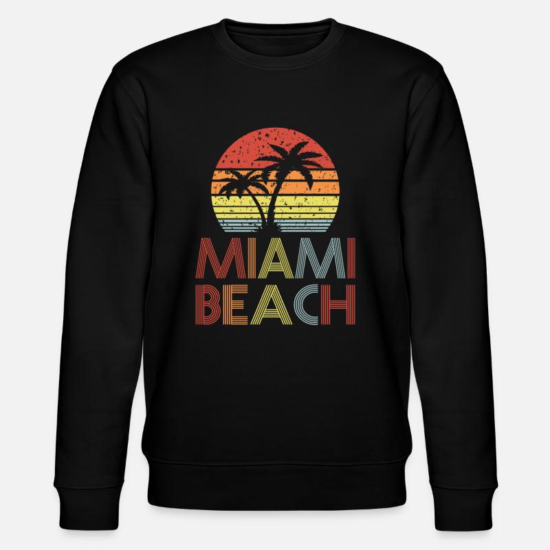 Miami Beach - Sweat bio CHANGER Stanley/Stella Unisexe - noir