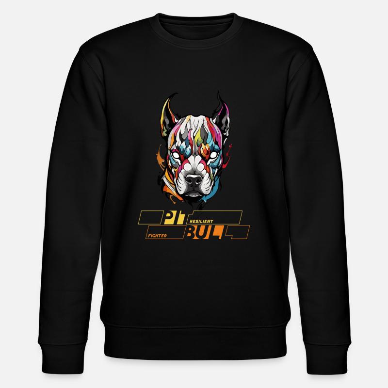 Combattant résilient - Pit-Bull terrier Pride - Sweat bio CHANGER Stanley/Stella Unisexe - noir