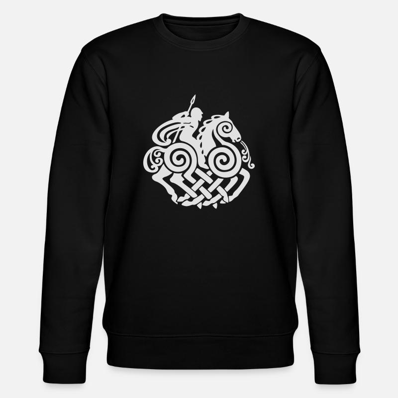 Odin 3 (vector) - Stanley/Stella Unisex Bio-Sweatshirt CHANGER  - Schwarz