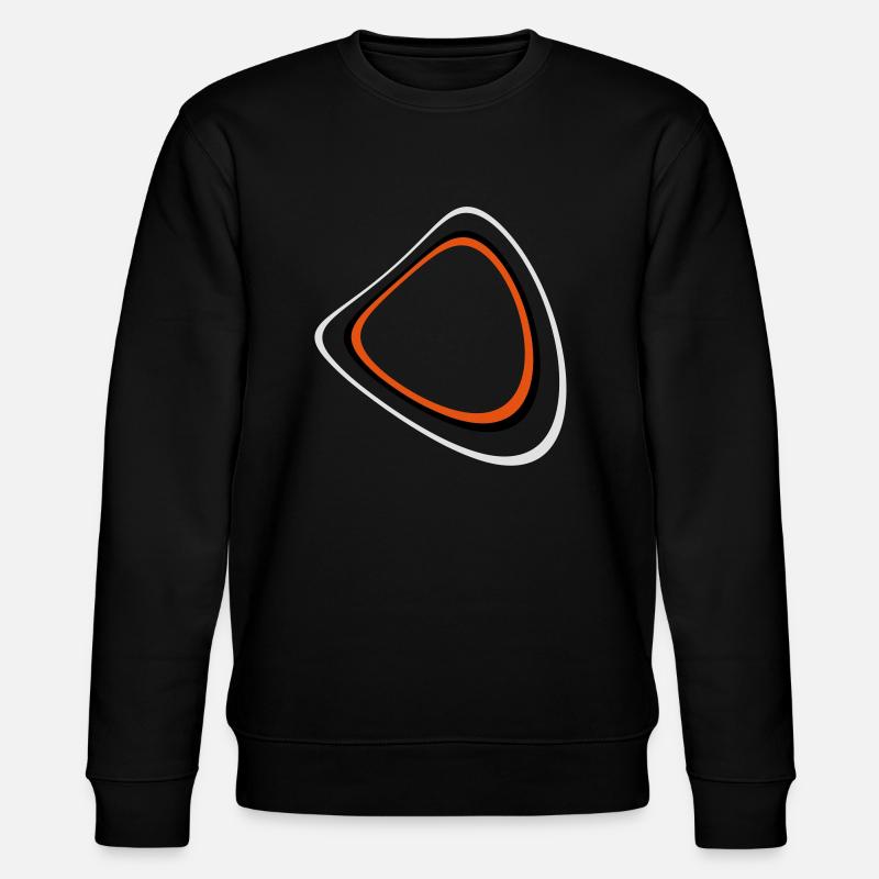 Retro Circleage - Stanley/Stella Unisex Bio-Sweatshirt CHANGER  - Schwarz