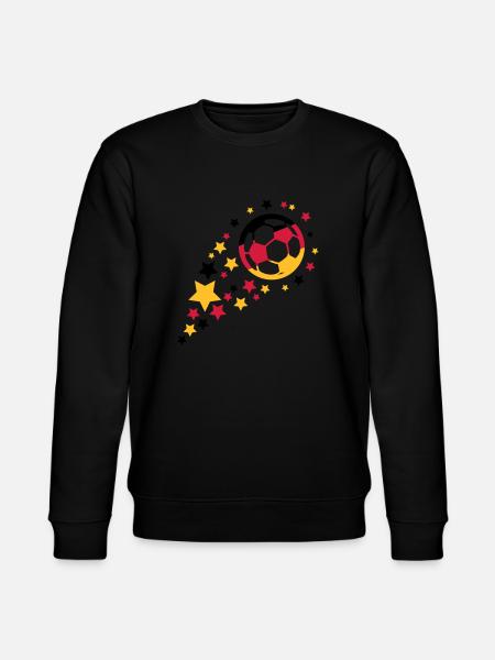 fußball design - Stanley/Stella Unisex Bio-Sweatshirt CHANGER - Schwarz