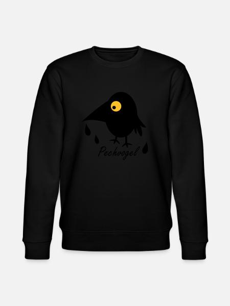 Pechvogel - Stanley/Stella Unisex Bio-Sweatshirt CHANGER  - Schwarz