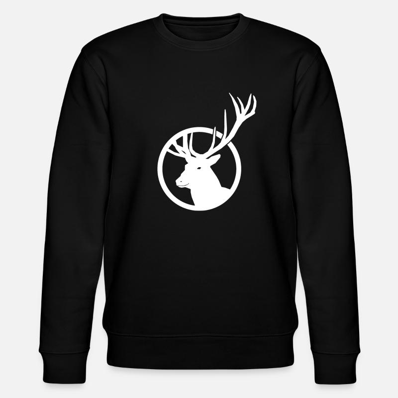 Deer - Stanley/Stella CHANGER Unisex Organic Sweatshirt - black