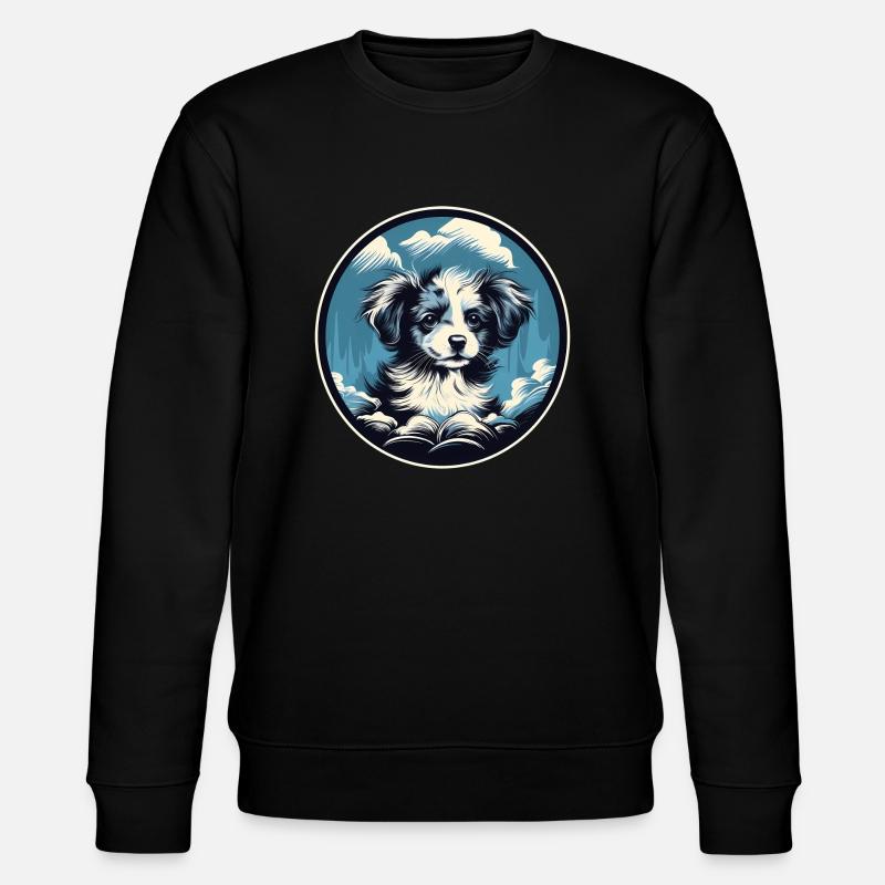 Chiot mignon - Sweat bio CHANGER Stanley/Stella Unisexe - noir