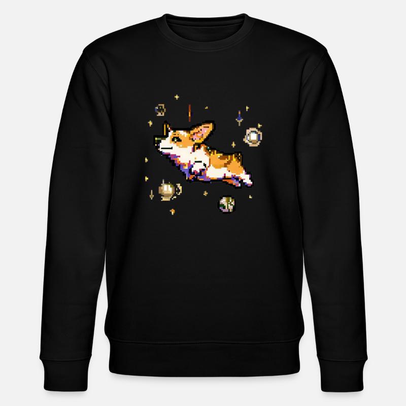 corgi - Stanley/Stella Unisex Bio-Sweatshirt CHANGER  - Schwarz