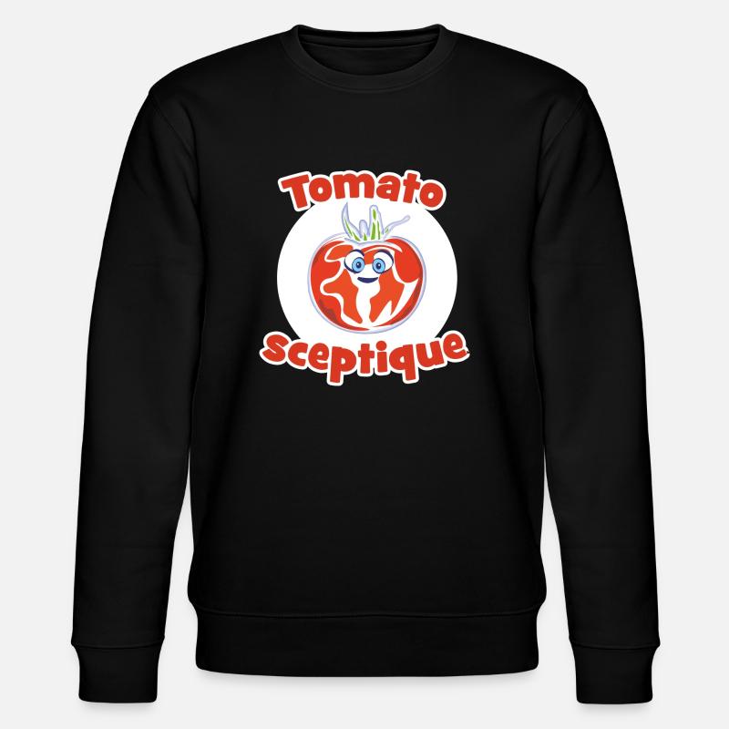 Tomato Skeptical - Stanley/Stella CHANGER Unisex Organic Sweatshirt - black