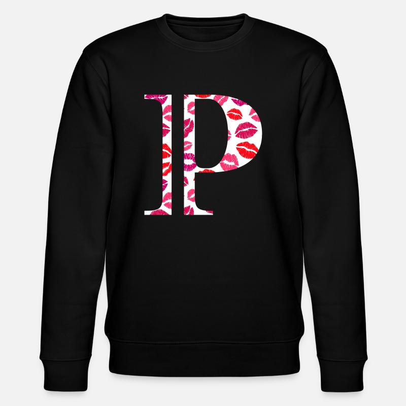 Lettre p bisous - Sweat bio CHANGER Stanley/Stella Unisexe - noir