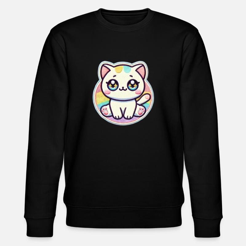 Chaton style kawaii - Sweat bio CHANGER Stanley/Stella Unisexe - noir