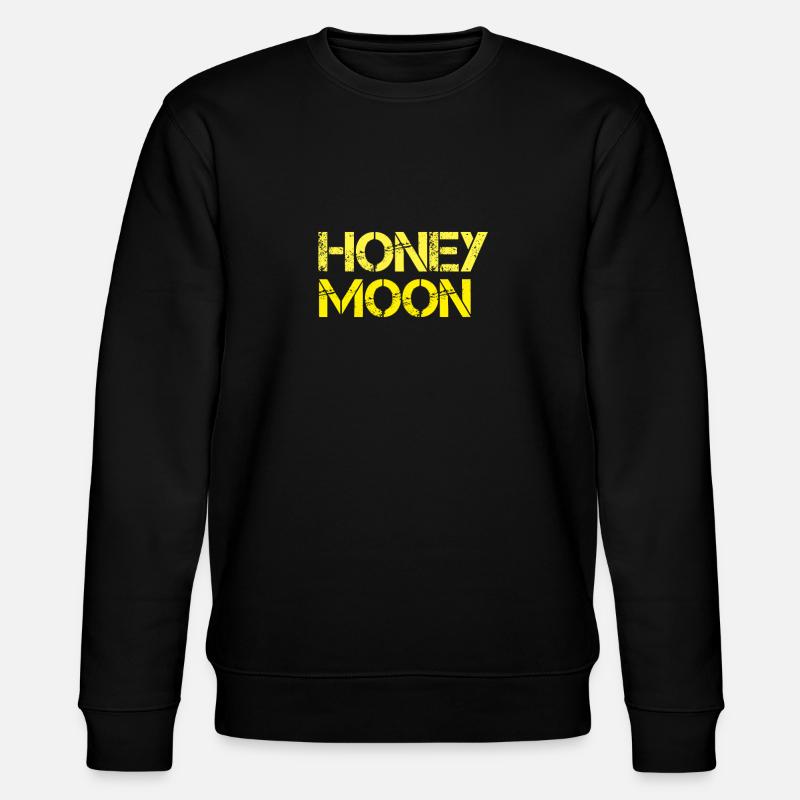 Honey Moon - Stanley/Stella Unisex Bio-Sweatshirt CHANGER  - Schwarz