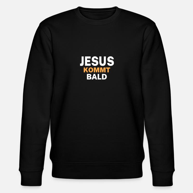 Jésus arrive bientôt - Sweat bio CHANGER Stanley/Stella Unisexe - noir