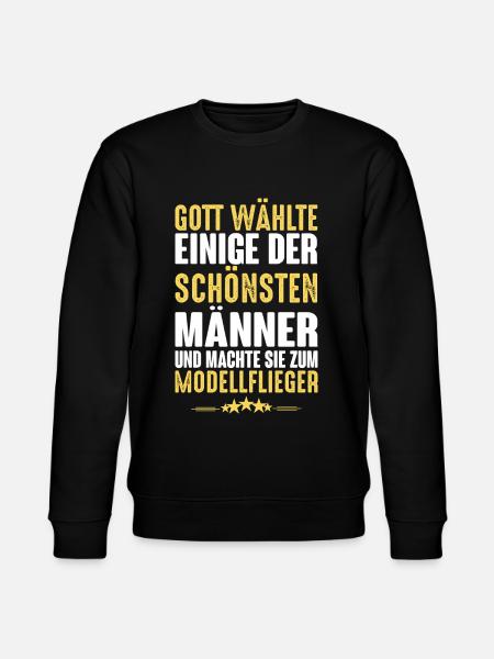 Modellflug - Modellflieger - Stanley/Stella Unisex Bio-Sweatshirt CHANGER - Schwarz