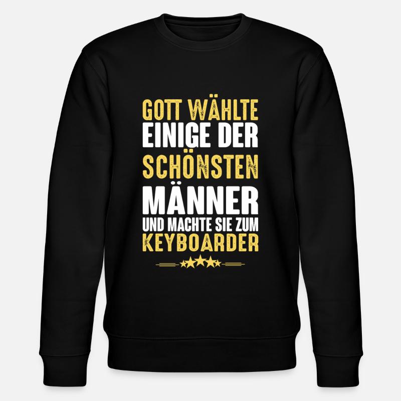Keyboard - Keyboarder - Stanley/Stella Unisex Bio-Sweatshirt CHANGER  - Schwarz
