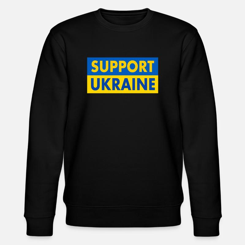 Support ukraine - Sweat bio CHANGER Stanley/Stella Unisexe - noir