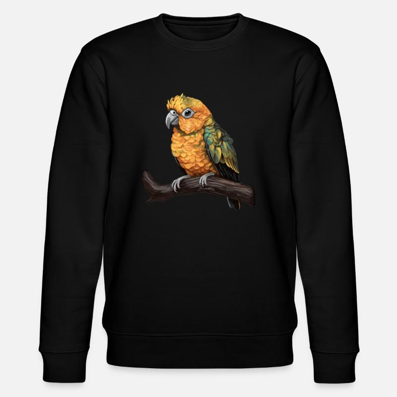 Bébé perroquet Oiseau Ara Wilderness - Sweat bio CHANGER Stanley/Stella Unisexe - noir