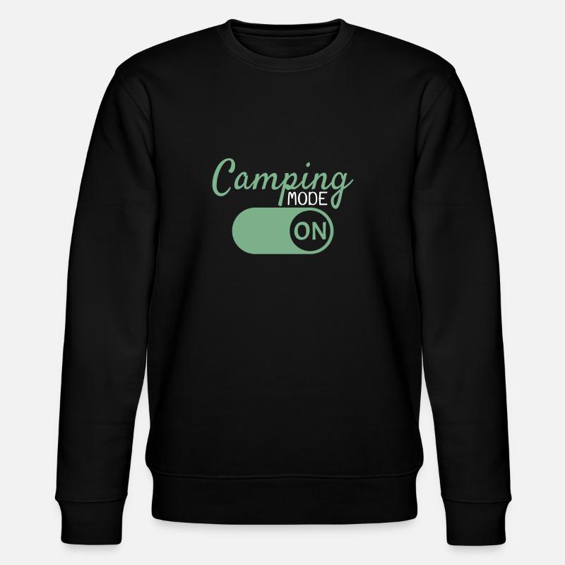 Camping Mode On - Sweat bio CHANGER Stanley/Stella Unisexe - noir