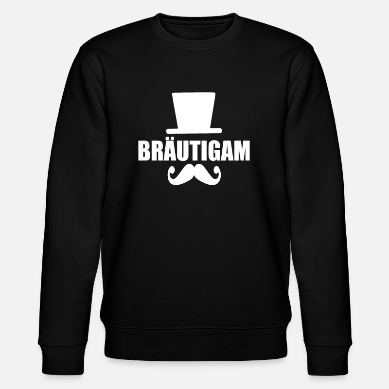 bräutigam - Stanley/Stella Unisex Bio-Sweatshirt CHANGER  - Schwarz