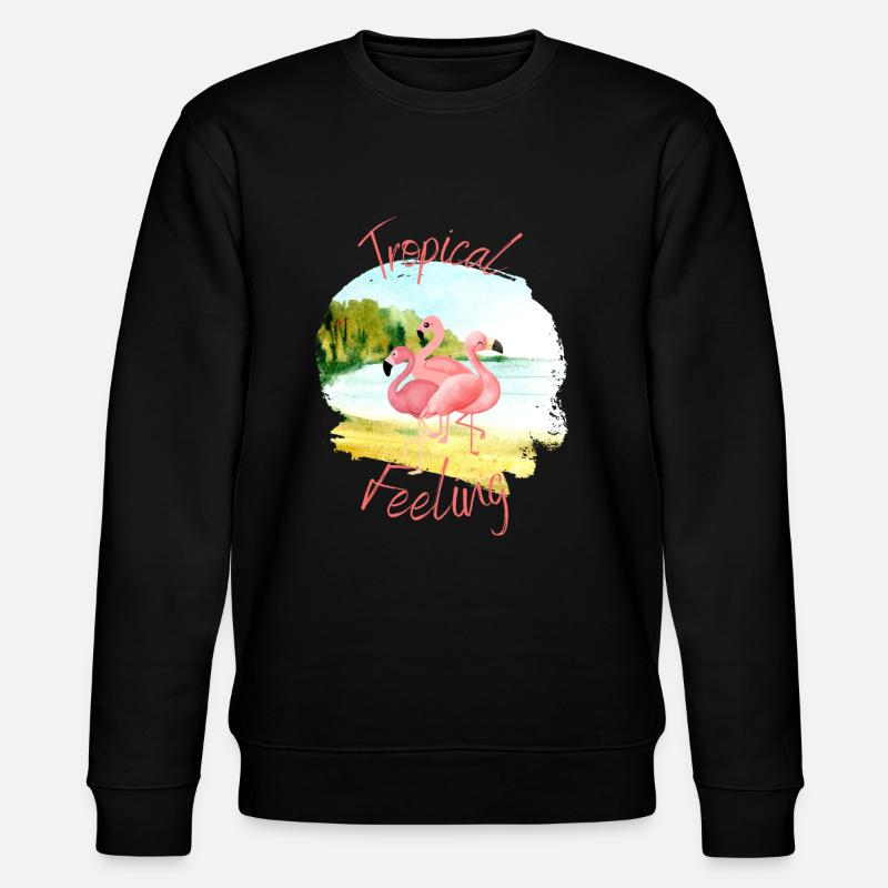 Sensation tropicale - Sweat bio CHANGER Stanley/Stella Unisexe - noir