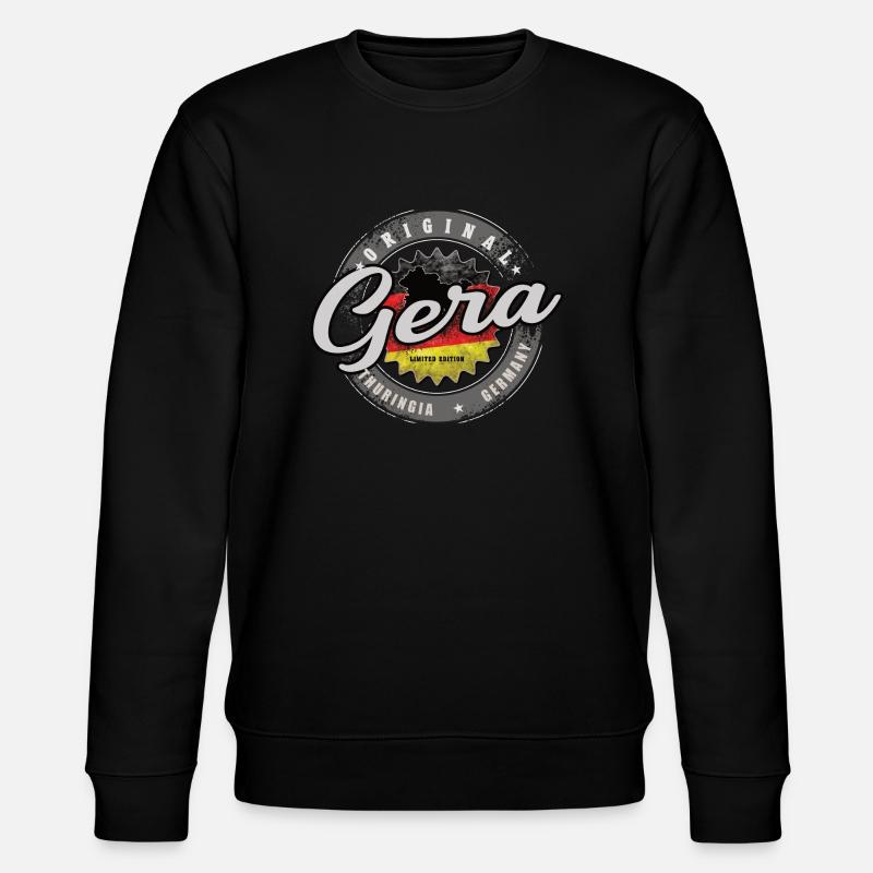 Original Germany Thuringia Gera - Stanley/Stella CHANGER Unisex Organic Sweatshirt - black