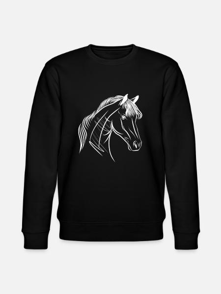 Beautiful horse - Stanley/Stella CHANGER Unisex Organic Sweatshirt - black