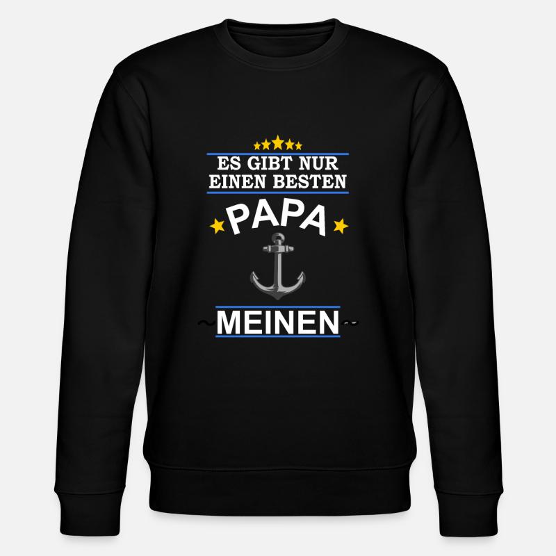 Dad Best - Stanley/Stella CHANGER Unisex Organic Sweatshirt - black