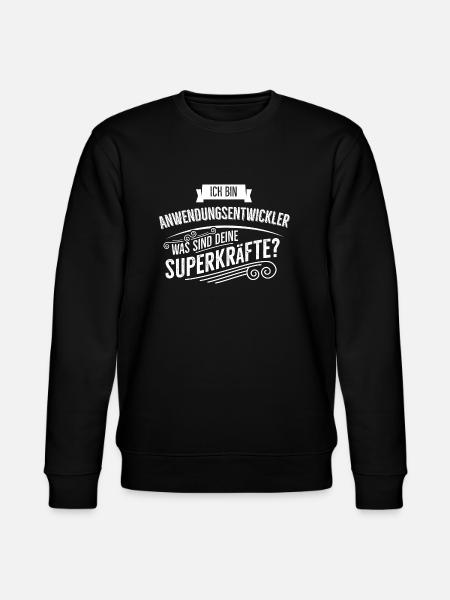 Anwendungsentwickler - Stanley/Stella Unisex Bio-Sweatshirt CHANGER  - Schwarz