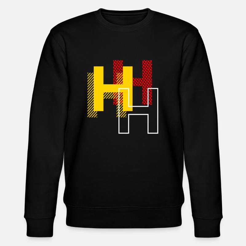 H h h - Stanley/Stella Unisex Bio-Sweatshirt CHANGER  - Schwarz
