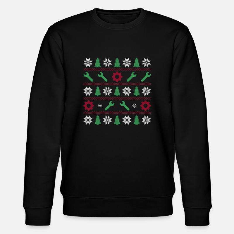Outils Noël moche - Sweat bio CHANGER Stanley/Stella Unisexe - noir