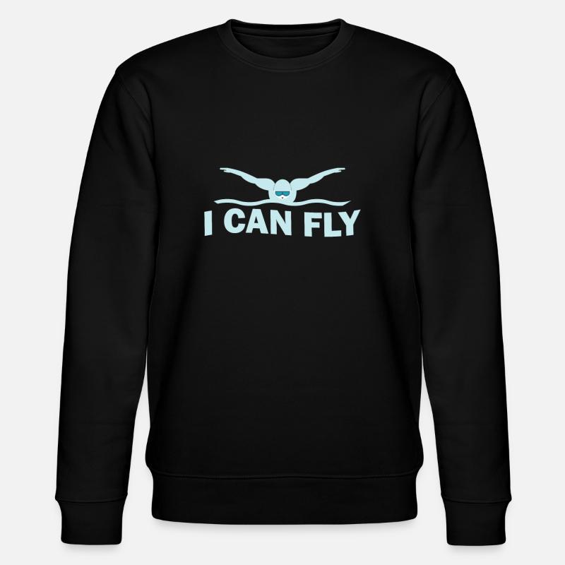 I Can Fly - Stanley/Stella Unisex Bio-Sweatshirt CHANGER  - Schwarz