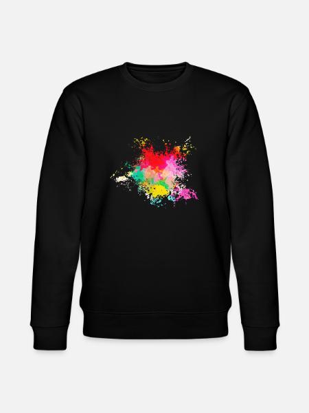 Psychedelic - Stanley/Stella CHANGER Unisex Organic Sweatshirt - black