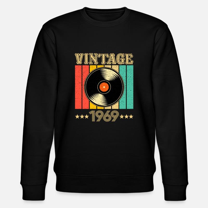 Millésime 1969 - Sweat bio CHANGER Stanley/Stella Unisexe - noir