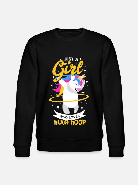 Hula Hoop Einhorn - Stanley/Stella Unisex Bio-Sweatshirt CHANGER - Schwarz