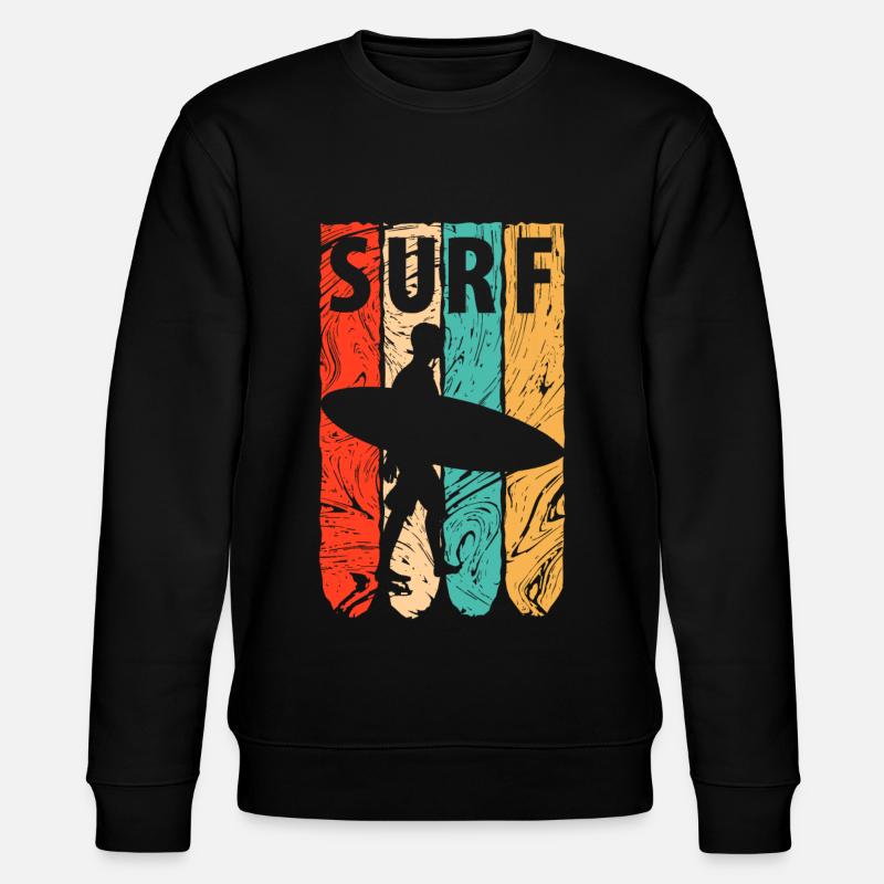 Planche de surf - Sweat bio CHANGER Stanley/Stella Unisexe - noir