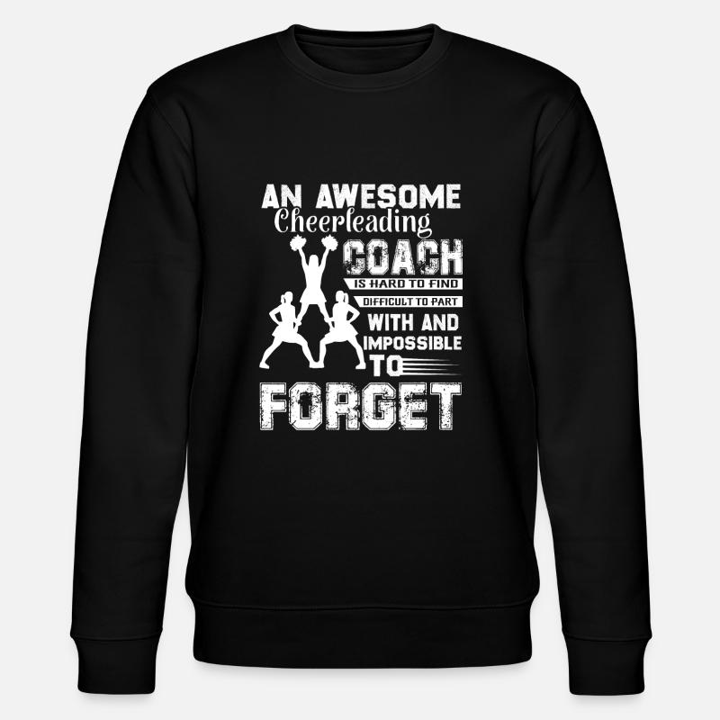 Cheerleading Awesome Cheerleading Coach - Stanley/Stella CHANGER Unisex Organic Sweatshirt - black