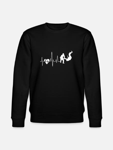 Hapkido Hapkido Heartbeat - Stanley/Stella CHANGER Unisex Organic Sweatshirt - black
