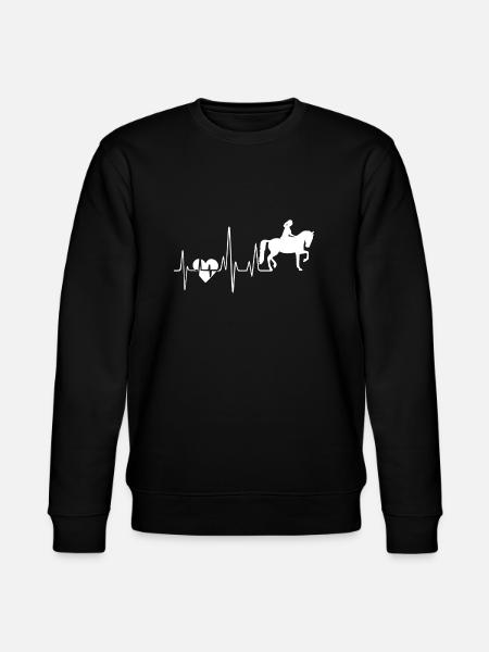 Équitation Équitation Heartbeat - Sweat bio CHANGER Stanley/Stella Unisexe - noir
