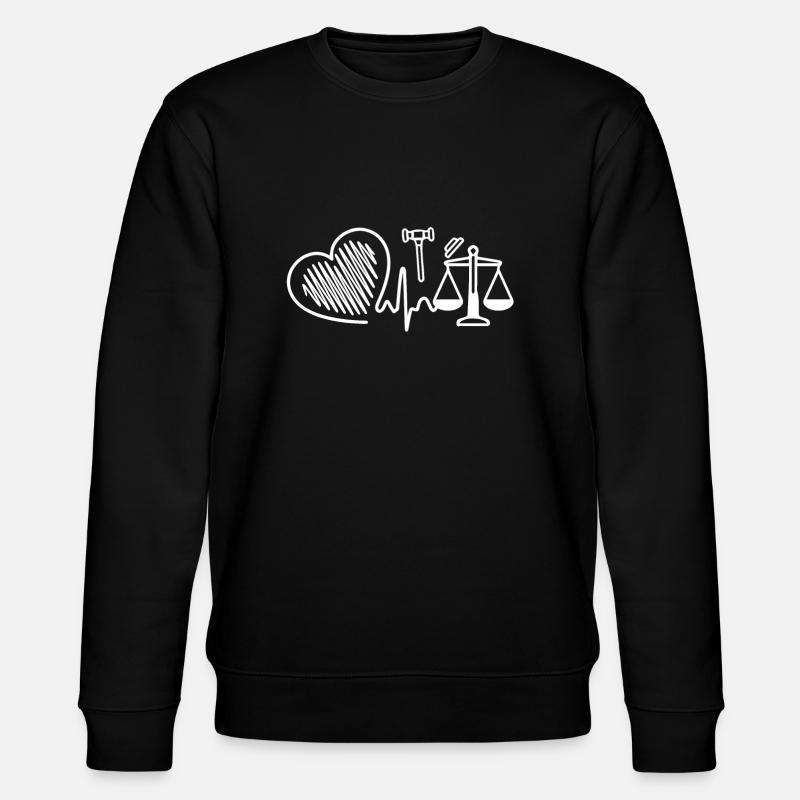 Avocat Avocat Heartbeat - Sweat bio CHANGER Stanley/Stella Unisexe - noir