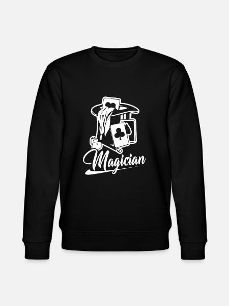 Chemise drôle de magicien - Sweat bio CHANGER Stanley/Stella Unisexe - noir