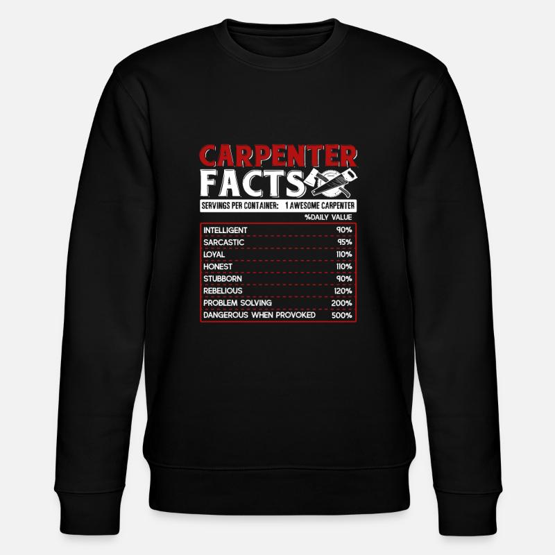 Carpenter Carpenter Faits - Sweat bio CHANGER Stanley/Stella Unisexe - noir