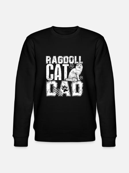 Chat Ragdoll Chat Ragdoll Papa - Sweat bio CHANGER Stanley/Stella Unisexe - noir
