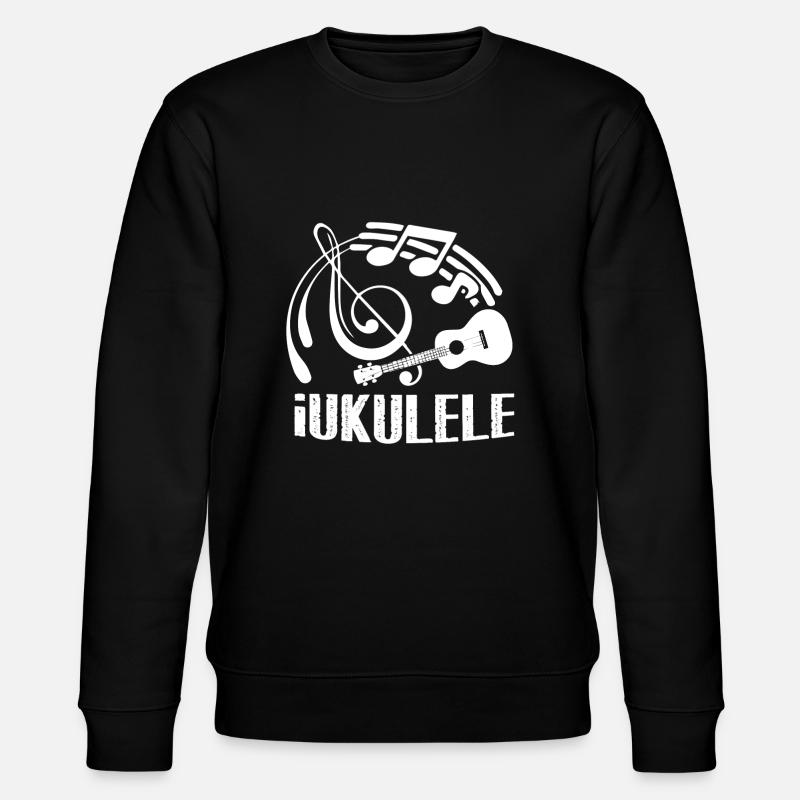 Ukulele Funny Ukulele - Stanley/Stella CHANGER Unisex Organic Sweatshirt - black
