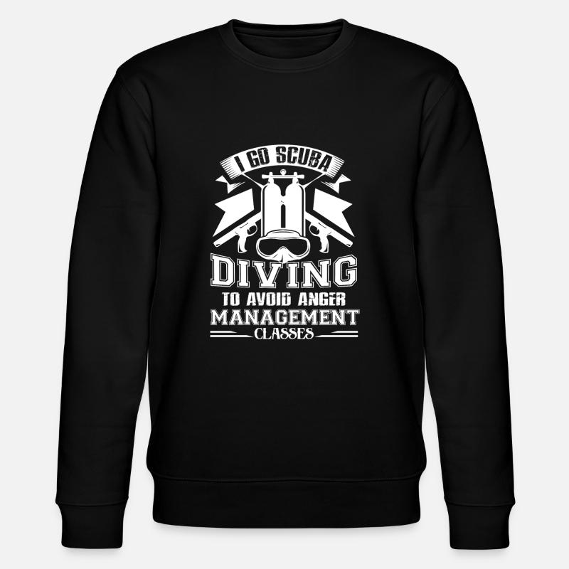 Tauchen Ich gehe Tauchen - Stanley/Stella Unisex Bio-Sweatshirt CHANGER  - Schwarz