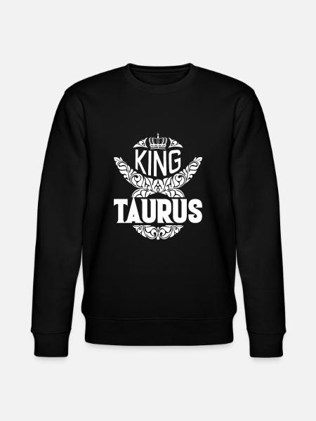 Taurus King Taurus - Stanley/Stella CHANGER Unisex Organic Sweatshirt - black