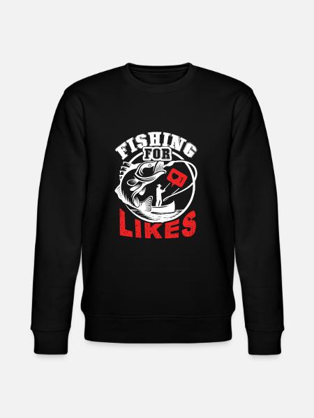 Fishing Fishing For Likes - Stanley/Stella CHANGER Unisex Organic Sweatshirt - black
