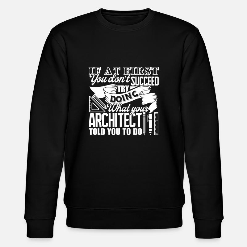 Architect Proud Architect - Stanley/Stella CHANGER Unisex Organic Sweatshirt - black