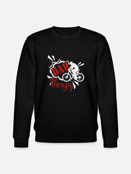 Bicycle Bicycle Dad Therapy - Stanley/Stella CHANGER Unisex Organic Sweatshirt - black